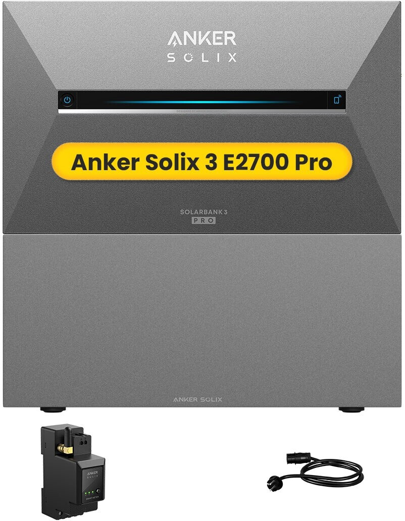 Anker SOLIX Solarbank 3 E2700 Pro + BP2700 + Smart Meter