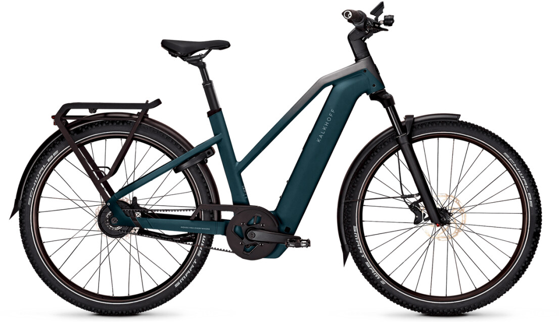 Bosch Kalkhoff Entice 5+ Advance Belt 2025 Woman 2025 green